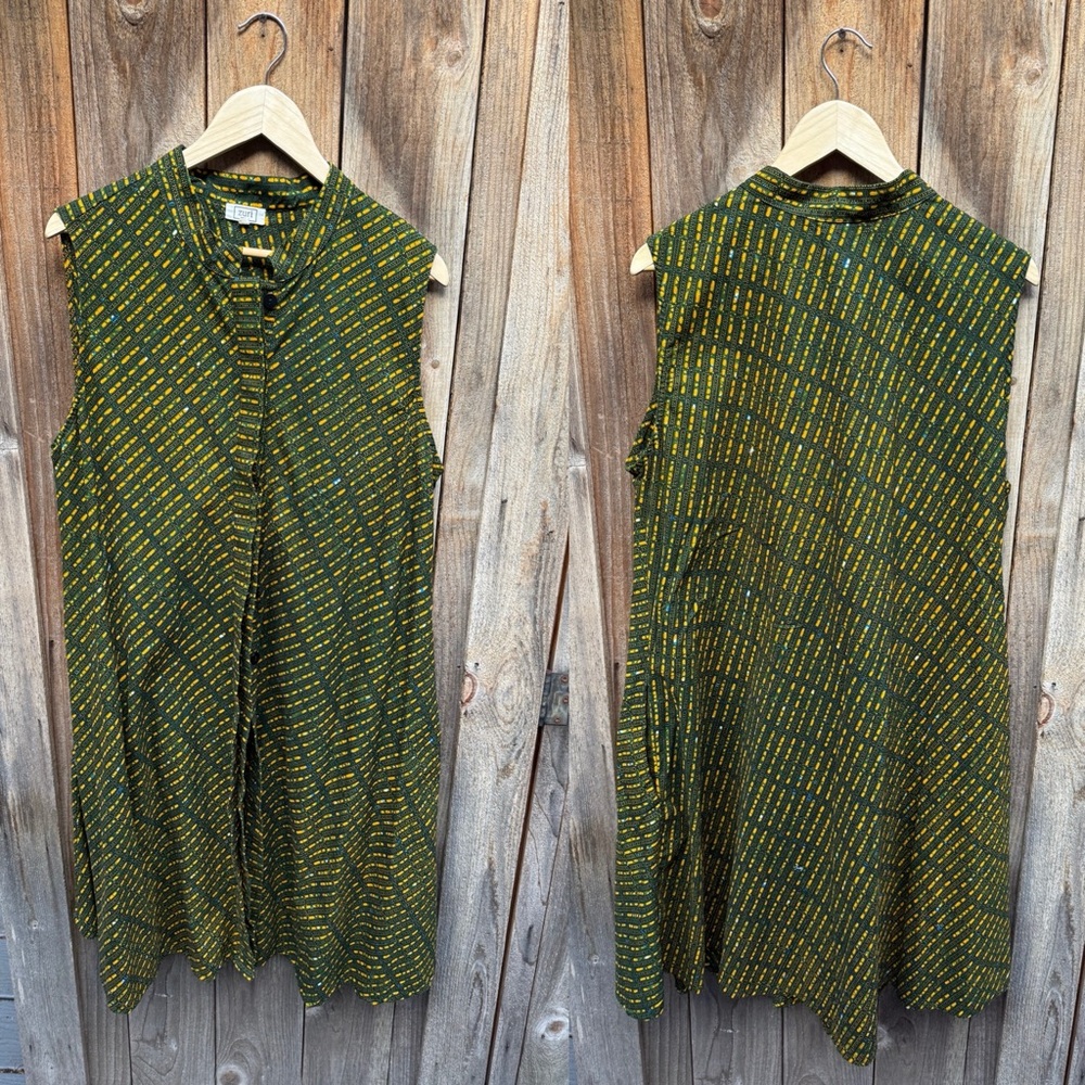 Zuri Kenya Cotton Kitenge Sleeveless Dress/Duster